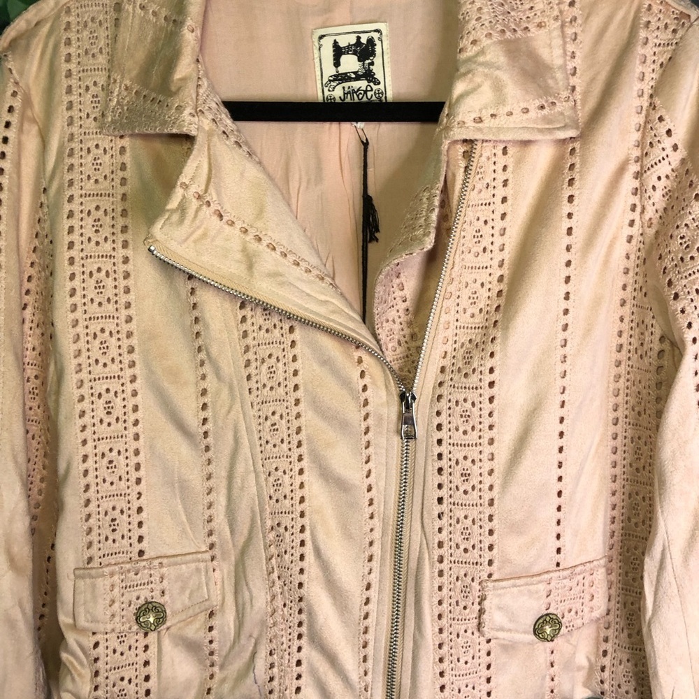 Jaase Anthropology Women's Blush Jacket NWT - Picture 10 of 16